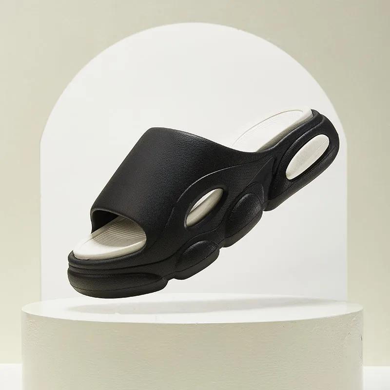 

Мягкие тапочки Eva на платформе, мужские модные шлепанцы, унисекс, домашняя обувь, нескользящие тапочки для ванной, сандалии для дома и улицы 2024 44-45