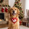 Christmas Cat Bandana Collar Elastic Holiday Dress Up Pet Costume Christmas Pet Bandana For Family Gathering Photoshoot Party