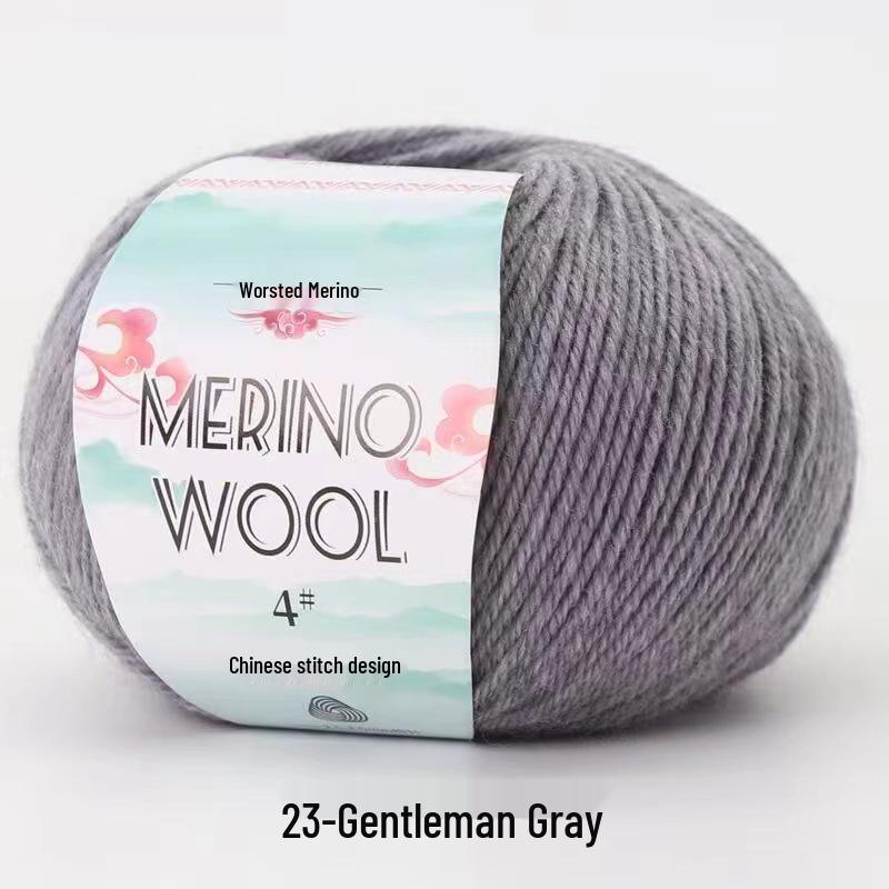 Chunky Merino Wool Yarn 50g for DIY Knitting & Crochet Sweaters and Scarves