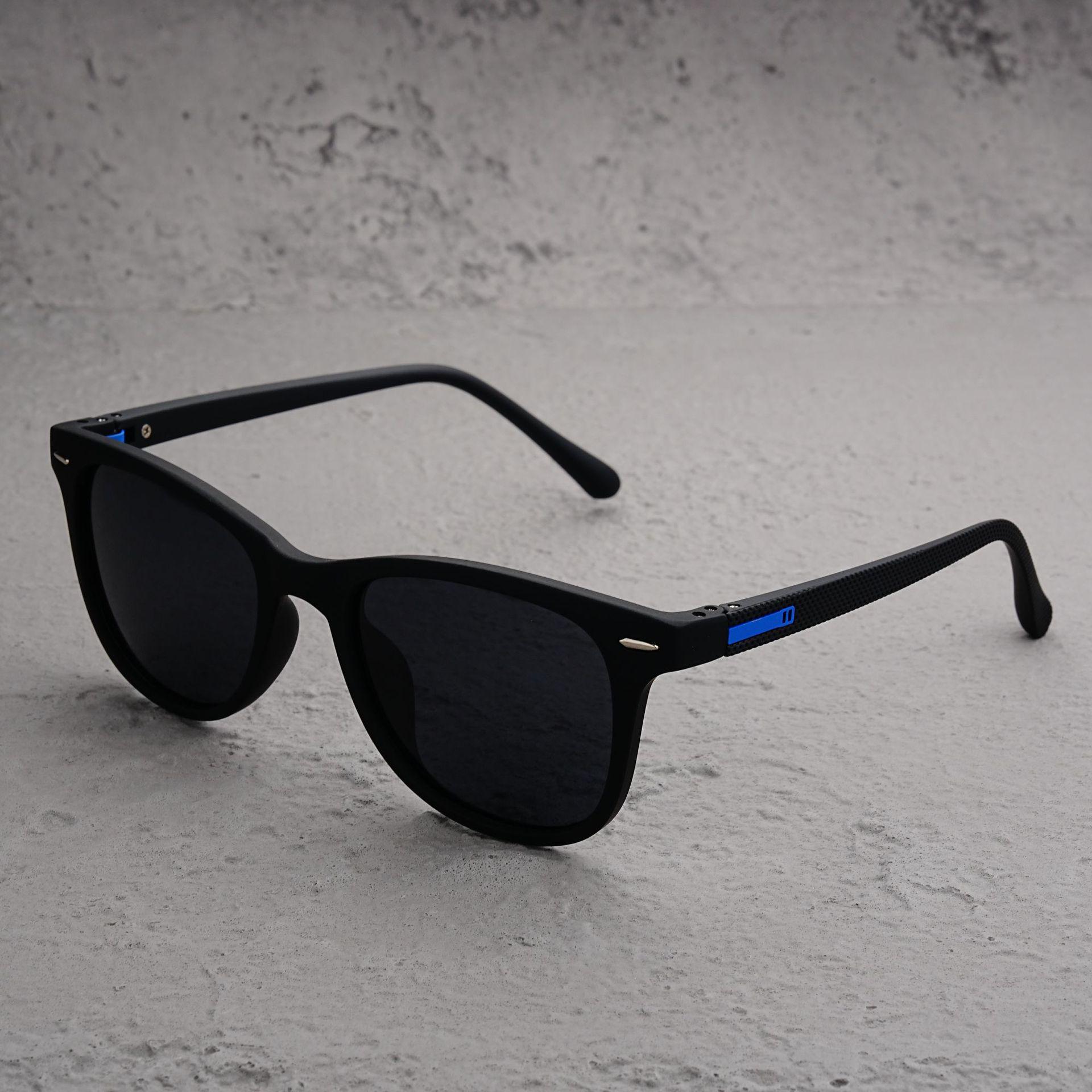 Cool Black Men s Polarized Sunglasses for Driving & Outdoor Sports 1.1 Polarized Lens