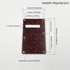 Electric Guitar Back Plate Three-Layer PVC Pearl-Finish Guitar Back Plate Spring Compartment Cover Plate Back Plate with Offset Slotted Holes