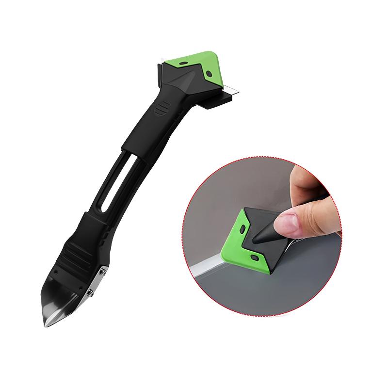 Silicone Scraper Sealant Smooth Remover Tool Set 6 In 1 Floor Caulk Finisher Grout Kit Glass Glue Angle Scraper Set Accessoriess