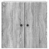 Wall Mounted Cabinet Grey Sonoma 59 x 31 x 60 cm Particleboard