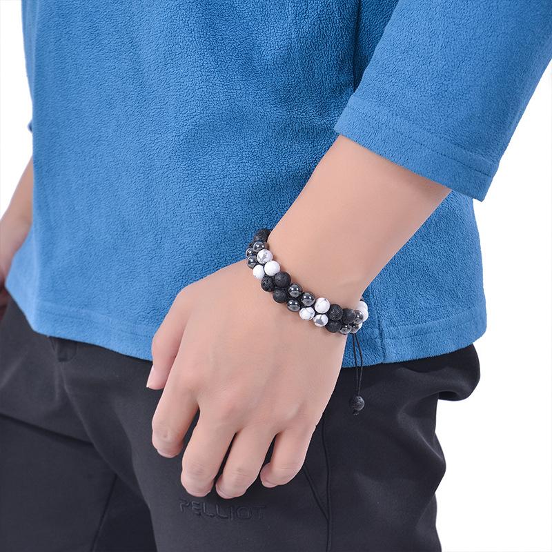 JYL TS Bracelet Adjustable Double-Layer  Beaded Supports Flexibility & Positive Change