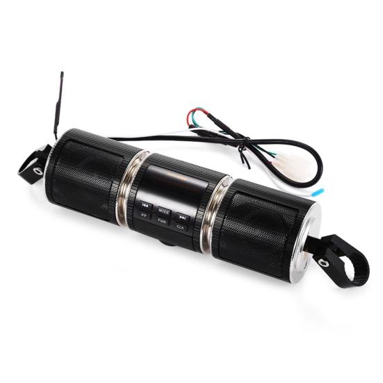 Motorcycle Bluetooth-compatible MP3 Music Player Handlebar Audio Amplifier Stereo Speaker