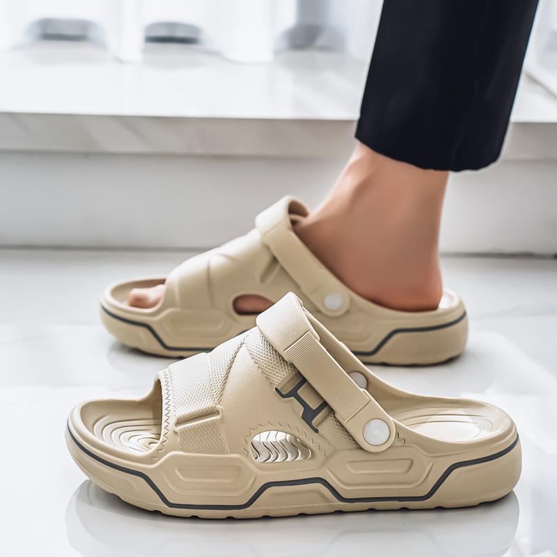 Fashion New Men's Outdoor Sandals Slippers Beach Comfortable Soft Slides Clogs Men Casual Shoes Garden Shoes Men Beach Sandals Big Size