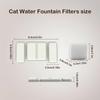 For Large Dog Cats & Multi-Pet Large Capacity Pet Water Fountain with Filter Sets Pet Water Dispenser with Visual Water Level