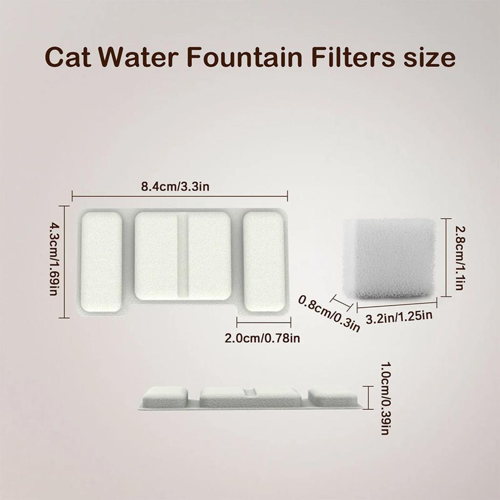 For Large Dog Cats & Multi-Pet Large Capacity Pet Water Fountain with Filter Sets Pet Water Dispenser with Visual Water Level