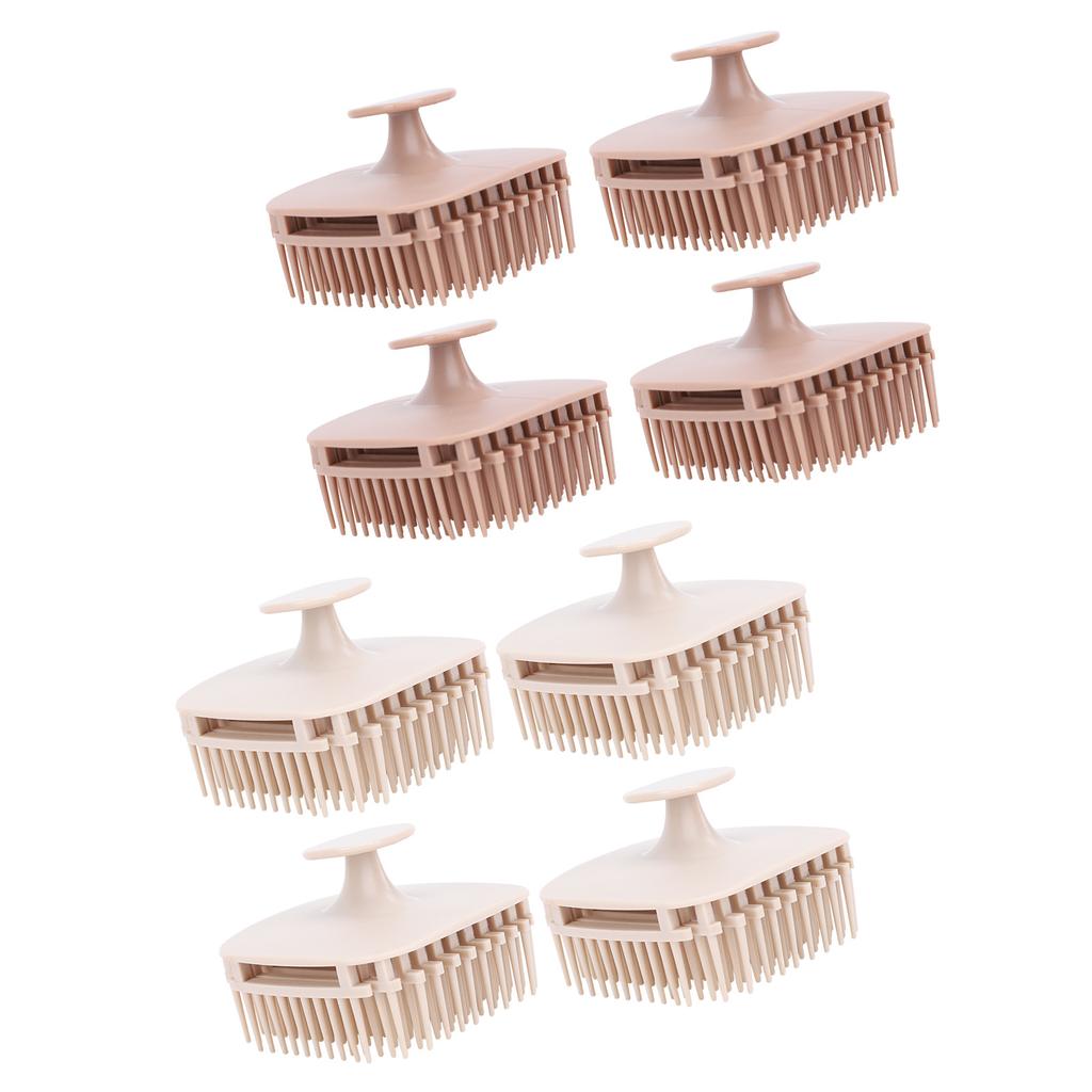 4PCS Hair Scalp Massager Promotes Circulation Dandruff Removal Deep Cleansing Ergonomic Design Shamp
