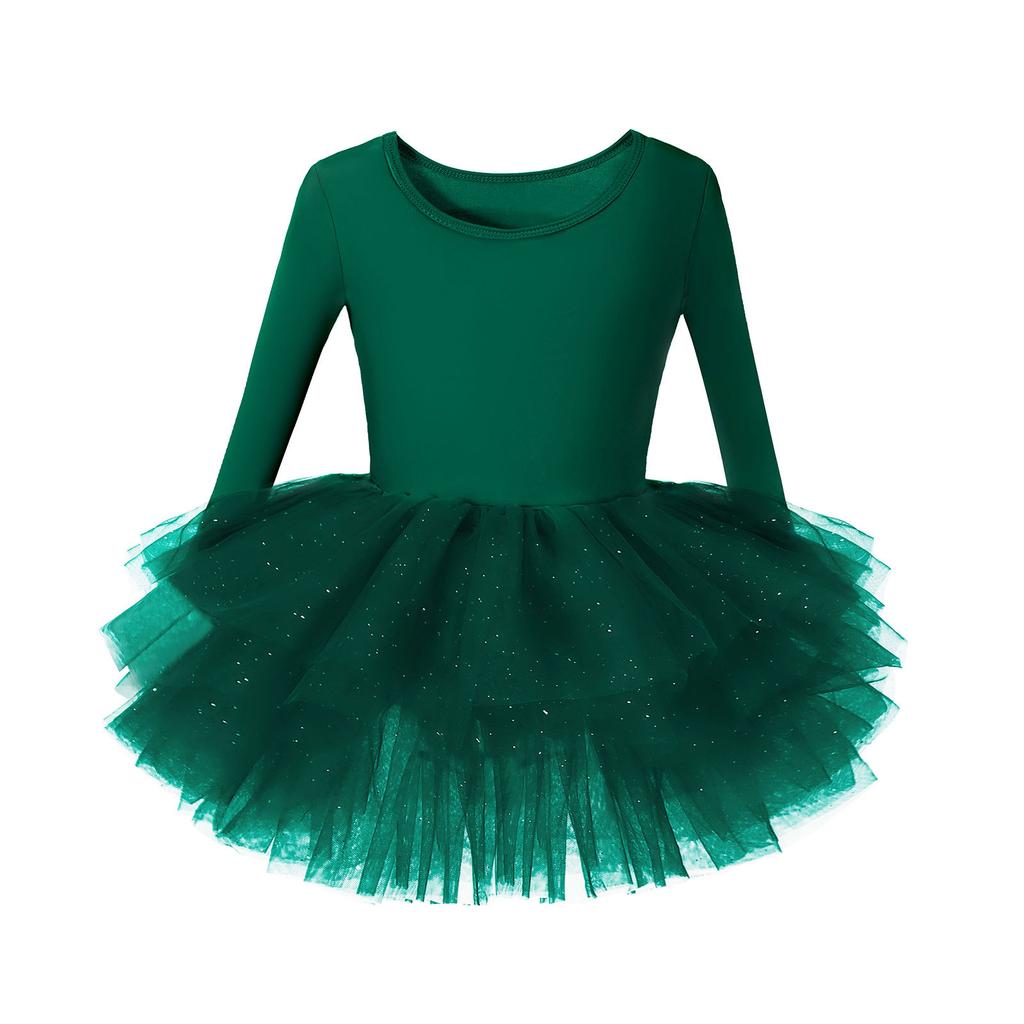 Girls' Tutu Skirt Children's Performance Clothing Cross-border Hot Selling Printed Mesh Dance Skirt Tutu Skirt Dress Girl