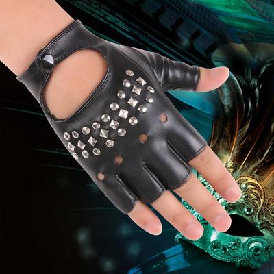 Streetdance Halvfingerhandskar Herr Nattklubb Poledance Nithandskar Performancedans Vår- och sommardansföreställning Läderhandskar