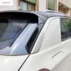 Heckfenster Spoiler Panel Sequ Dekoration Abdeckung Zierleiste Für Volkswagen T-Roc T Roc 2018 - 2024 ABS Schwarz Zubehör Außen