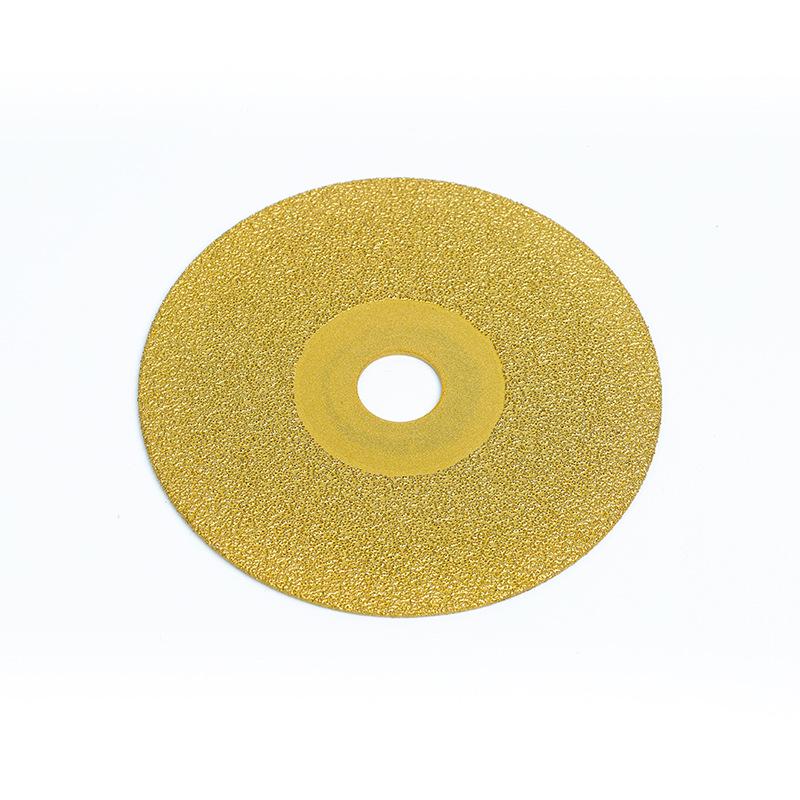 Brazed Diamond Grinding Disc for Tile, Stone, Cast Iron, and Glass - High-Efficiency Cutting Wheel