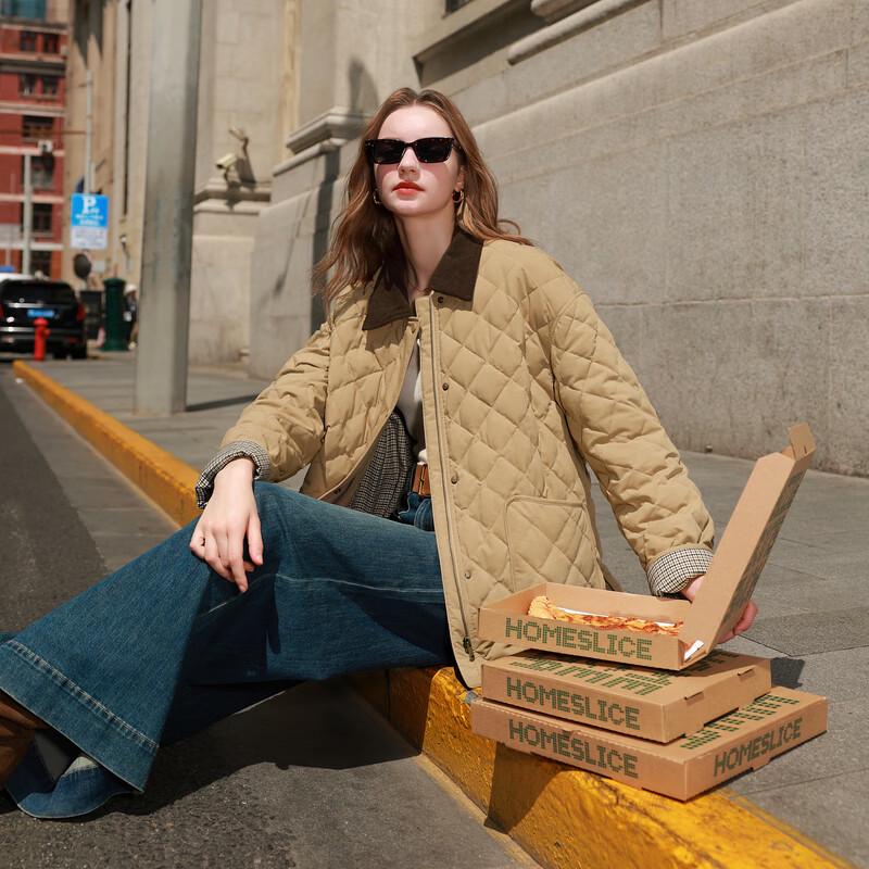 Sancai Women's Loose Fit Lightweight Goose Down Jacket