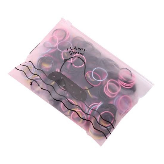 50Pcs 3cm Elastic Hair Ties Ponytail Holders Rubber Bands Hair Styling Tools for Girls
