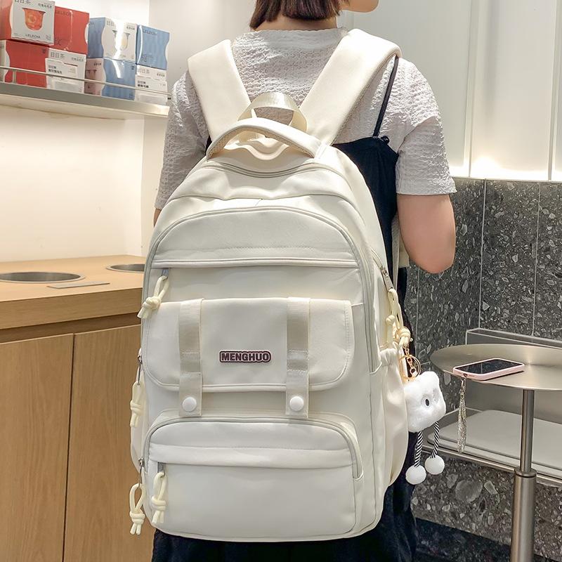 Children's Schoolbag Female Primary School Students Large Capacity Backpack Multi-layer Junior High School Students High School Students