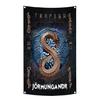 90X150Cm Norse Mythology Flag Mjolnir Yggdrasil World Tree Tapestry Polyester Digital Printing Banner Garage Wall Art Decoration