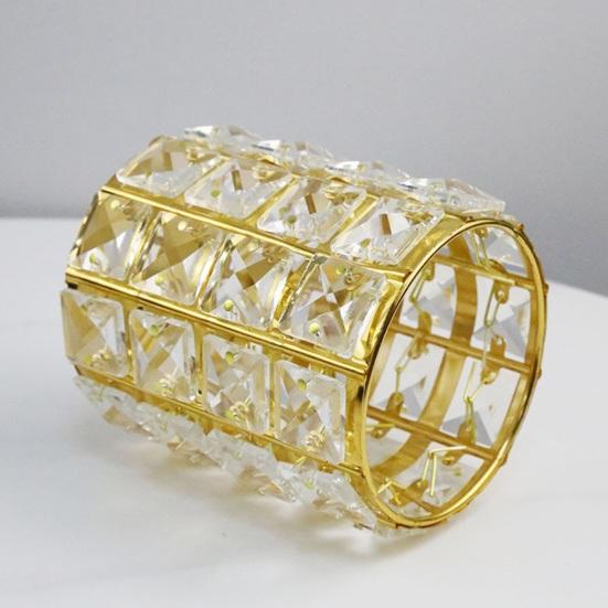 Rhinestone Pen Holder for Desk Elegant Clear Desktop Organizer for Pens Makeup Brushes Kitchen Utensils Modern Office Accessories