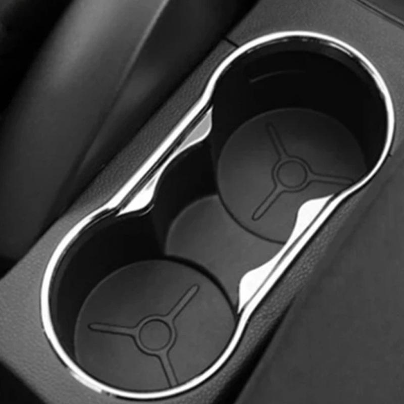 Protective Trim Cover Modern Auto Trim Not Scratch Cup Holder Cover Protection Suitable for Cup Holders for Fiesta MK7
