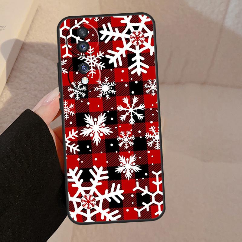 Snow Snowflake Winter For Honor Magic 7 6 5 Lite V5 Case For Honor 400 Pro 200 50 70 90 X8a X8b X9a X9b X9c Cover