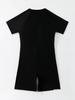 Costume da Bagno Intero a Maniche Corte con Zip Stile Europeo e Americano per il Surf 2026