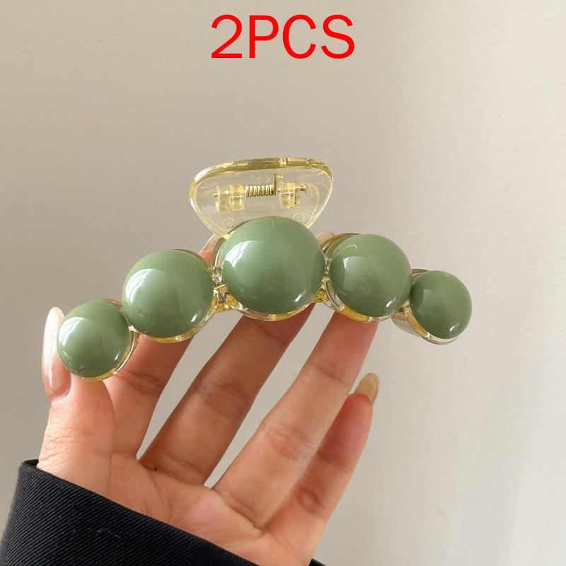 (87 Styles) 2pcs/ Set New Large Jelly Color Hair Clip Acrylic Hair Claw Shark Clamp For Women Girls Fashion Summer Updo Headwear Hair Accessories