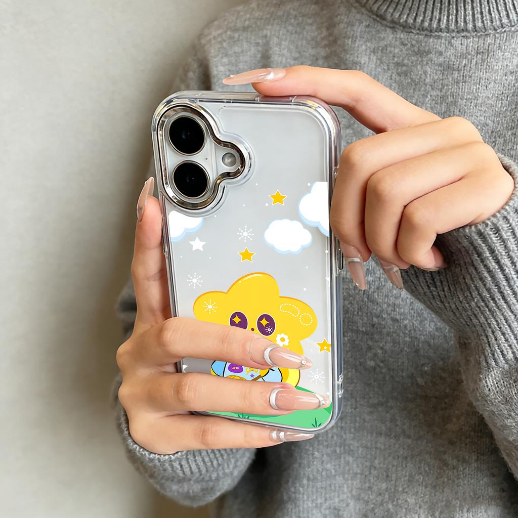 Cartoon Mascot GMMTV Phone Case For iPhone 17 16e 16 15 14 13 12 11 mini Pro Max X XR XSMAX 8 7 Air Plus Transparent Soft Cover