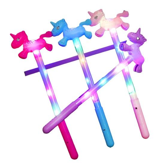 LED Stick Soft Glowing Horse Headband Glow Flashing Light Stick for