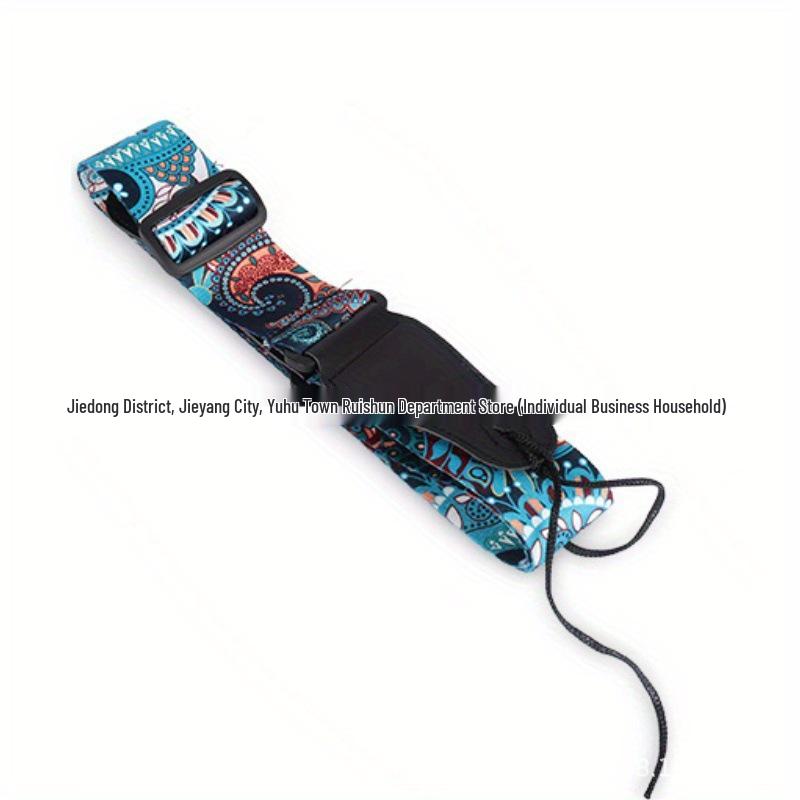 Ethnic Style Polyester Guitar Strap for Classical, Electric, and Acoustic Guitars