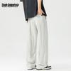 Mark Fairwhale Men's Loose Fit Linen Blend Straight-Leg Pants