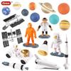 Astronaut Apollo Space Model Set: Simulation Planet, Rocket, Satellite, Telescope Teaching Aids
