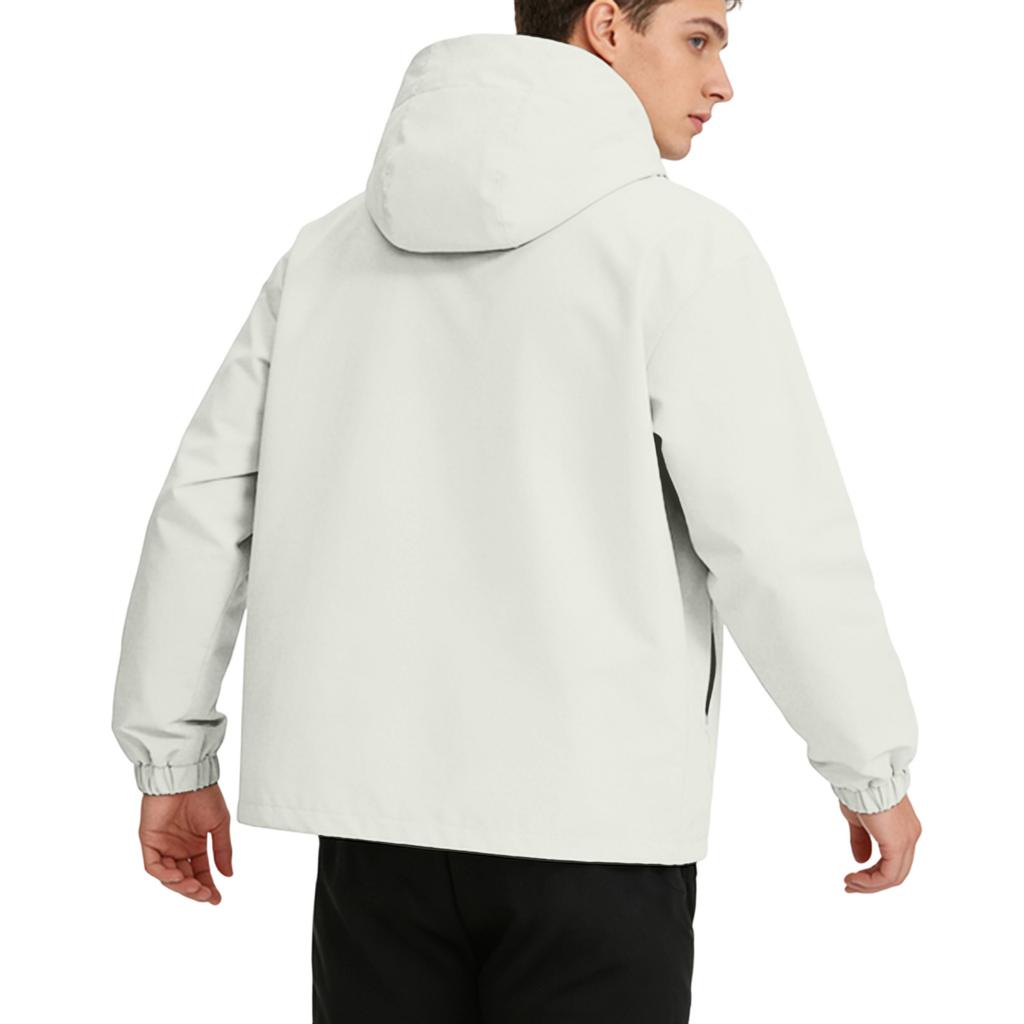 Unisex Loose-fitting Hooded Windbreaker