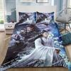 Drama The Untamed Xiao Zhan Wang Yi Bo Bedding Set Single Twin Full Queen King Size Bed Set Adult Kid Bedroom Bedding Gift 011