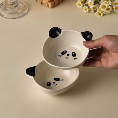 Roztomilá miska na vařená vejce ve tvaru pandy, 160ml miska na omáčku, domácí kuchyňské potřeby