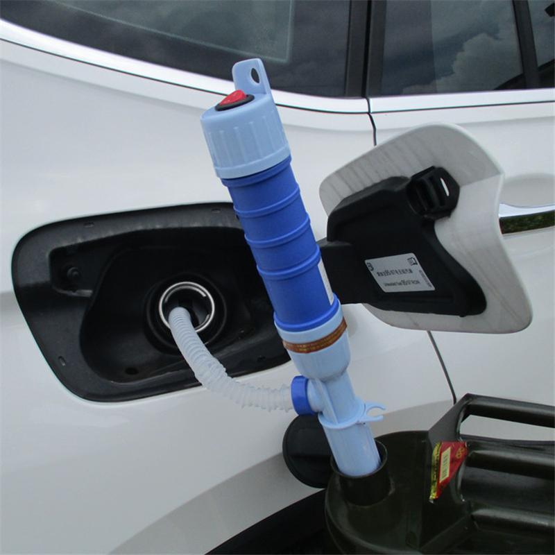 Electric Oil Pump Siphon Liquid Transfer Pump Handheld Pump Battery Operated Water Gas Tools Portable Car Siphon Petrol Fuel