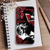 P-Pers-Sona 5 Joker  Phone Case For Samsung Galaxy A73,21,22,32,71,53,52,51,80,5G Soft Black Cover