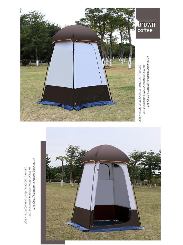 Rainproof Outdoor Camping Shower & Changing Tent for Beach, Fishing, Mobile Toileting, and More