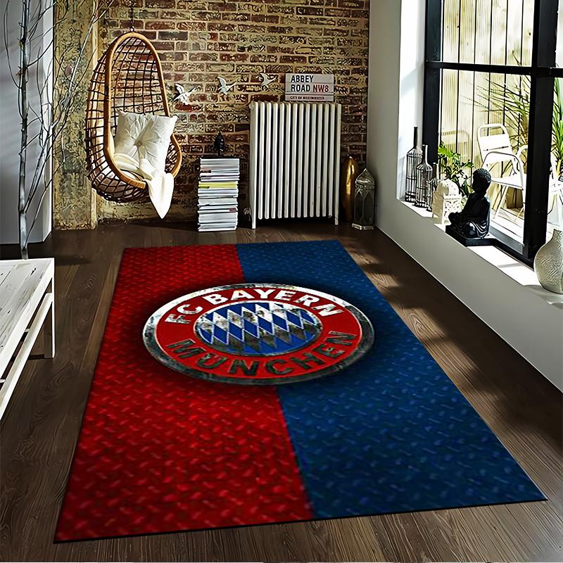 Tapis FC Bayern Munich Tapis de sol design, adapté comme tapis antidérapant pour le salon ou le canapé de la chambre à coucher