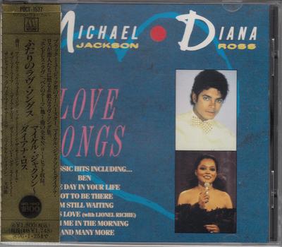 CD MICHAEL JACKSON / DIANA ROSS - Love Songs POCT1537 Motown 1994 Japan Soul/Funk Gebraucht