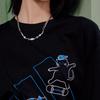 Adidas SS26 Round Neck Pullover Solid Color Drop Shoulder T-Shirt Unisex Tops KX4862
