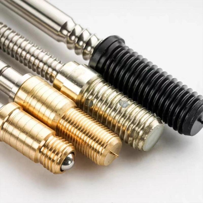 Stainless Steel Pool Snooker Billiard Cue Joiner Screw Billiard Pool Cue Joint Pin Insert Repair Supply Metal Cue Screw