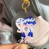 Game Saihate Station Harunatsufuyu Haru Shion Tachinami Cosplay Keychain Cartoon Acrylic Pendant Keyring Accessories