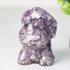 Resin Crystal Dragon Figurine With Cute Animal Design For Home Decor Gift