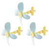 1/3Pcs Windmill Shaped Air Conditioning Ventilator Wall Mounted Air Conditioner Windshield  For Home