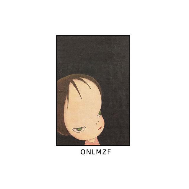 Yoshitomo Nara dekorative Malerei Mädchenzimmer japanischen Stil hängende Malerei Schlafzimmer Nachttisch kreative Cartoon Wandpuppe