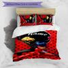 3pcs Ladybug4 Cover Set - Personalized Name, HD Printed Bedding with 1 Cover and 2 Pillowcases - Perfect for Home Decor, Easy Care