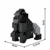 KNEW BUILT 3D Animal Model ElephantHippoLionLeopard Micro Mini Building Block Toys-Create ZooPuzzle AssemblyChristmas Gifts