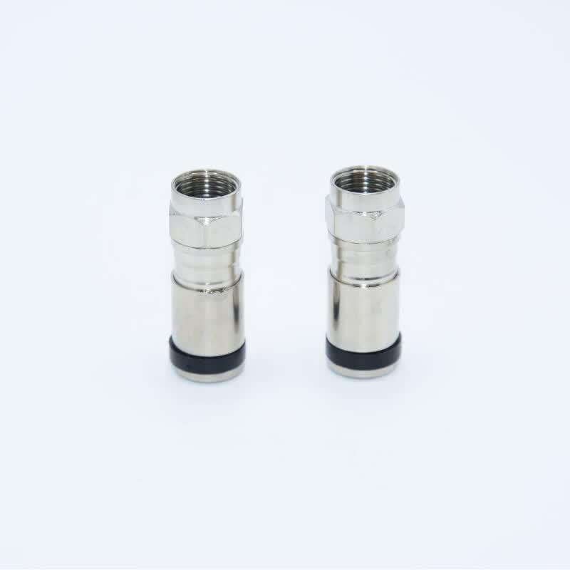 RG6 All-Copper Compression F-Connector (10-pack)
