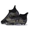 Overseas Men And Women Adult High-Top Breathable Football Shoes Artificial Grass Training Shoes Outdoor Football Anti-Skid Nails