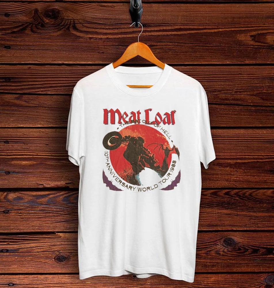 

Rare Vintage 1988 Meatloaf Meat Loaf Official Tour Shirt S-4XL BSS173 Unisex T-Shirt S
